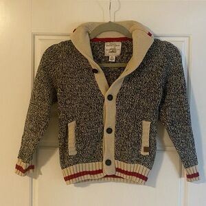 Boys 5T Roots cabin cardigan